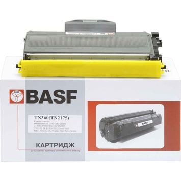 Картридж тонер BASF для Brother HL-2140/2150/2170 TN2175 / TN360 Black (BASF-KT-TN2175) - Фото №1