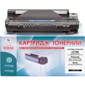 Тонер-картридж WWM для Samsung ML-1510/1710/1750 ML-1710D3 Black (LC16N) - Фото №1