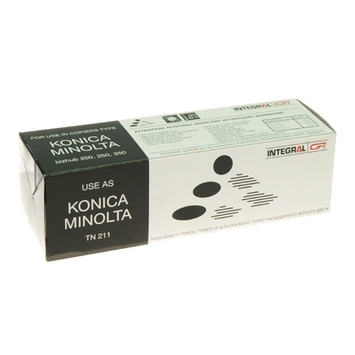 Туба з тонером Integral для Konica Minolta bizhub 250 аналог TN-211 Black 413г (13100061) - Фото №1