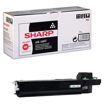 Картридж тонер Sharp AR-168T ресурс 8000 стр. Black (AR168LT) Original - Фото №1