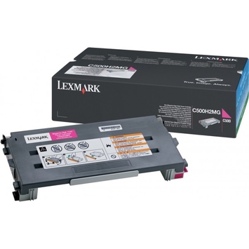 Тонер-картридж Lexmark C500n / X500n / X502n ресурс 3000 стор. Magenta (C500H2MG) Original - Фото №1