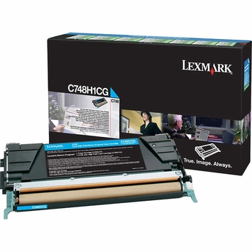 Тонер-картридж Lexmark C748 Bid Program для C 748 DE / DTE / E, ресурс 10000 стор. Cyan (C748H3CG) Original - Фото №1