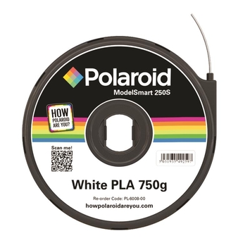 Картридж с нитью PLA Polaroid ModelSmart 250s 1.75мм/0.75кг White (3D-FL-PL-6008-00) - Фото №1