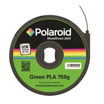 Картридж із ниткою PLA Polaroid ModelSmart 250s 1.75мм/0.75кг Green (3D-FL-PL-6018-00) - Фото №1