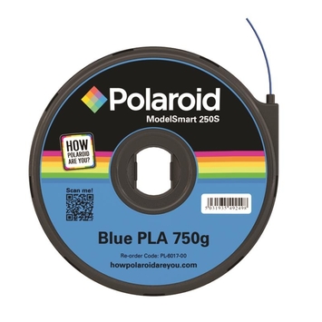 Картридж із ниткою PLA Polaroid ModelSmart 250s 1.75мм/0.75кг Blue (3D-FL-PL-6017-00) - Фото №1