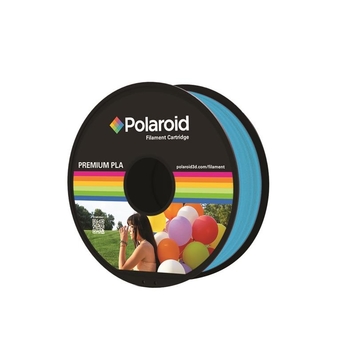 Котушка з ниткою 1.75мм/1кг PLA Polaroid для 3D принтера, блакитний - Фото №1