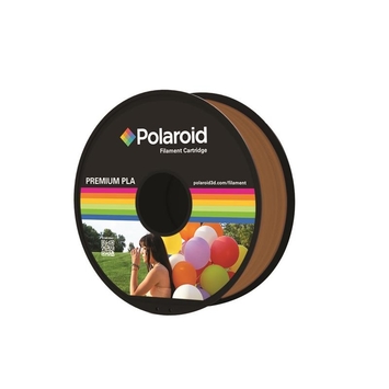 Котушка з ниткою 1.75мм/1кг PLA Polaroid для 3D принтера, коричневий - Фото №1