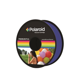 Котушка з ниткою 1.75мм/1кг PLA Polaroid для 3D принтера, прозорий блакитний - Фото №1