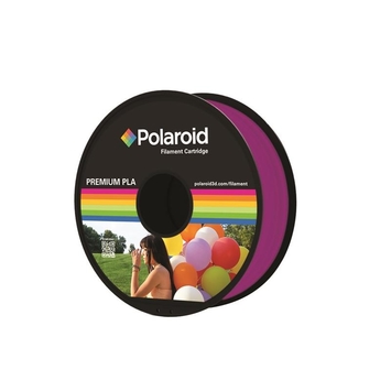 Котушка з ниткою 1.75мм/1кг PLA Polaroid для 3D принтера, прозорий пурпурний - Фото №1