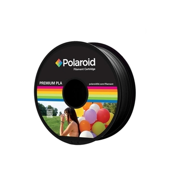 Котушка з ниткою 1.75мм/1кг PLA Polaroid для 3D принтера, чорний - Фото №1