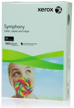 Папір Xerox кольоровий SYMPHONY Pastel Green (160) A4 250л. - Фото №1