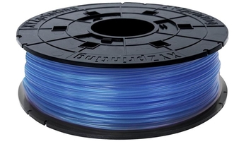 Котушка з ниткою 1.75мм/0.6кг PLA XYZprinting Filament для da Vinci, прозорий синій - Фото №1