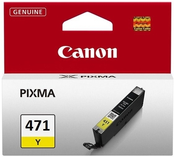 Картридж Canon CLI-471Y Yellow (0403C001) Original - Фото №1