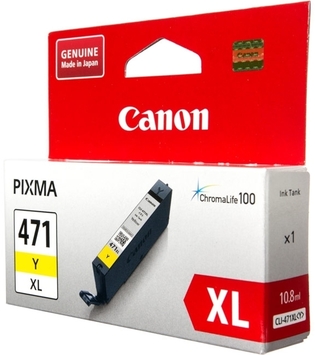 Картридж Canon CLI-471Y XL Yellow (0349C001) Original - Фото №1