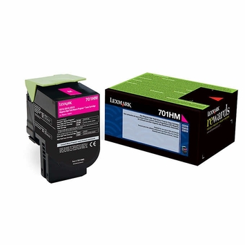 Тонер-картридж Lexmark CX310 / 410/510 Magenta Standard Yield RP ресурс 2000 стр. (80C8SME) Original - Фото №1