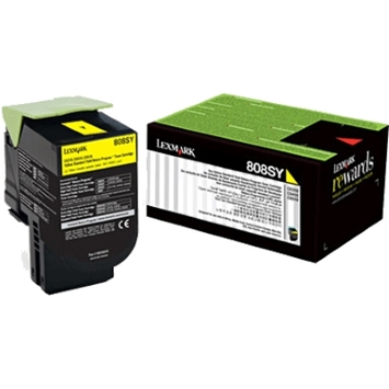 Картридж Lexmark CX310 Yellow (80C8SYE) Original - Фото №1