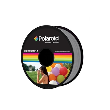 Катушка с нитью 1.75мм/1кг PLA Polaroid для 3D принтера, серебристый - Фото №1