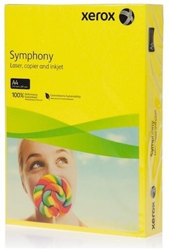 Бумага Xerox цветная SYMPHONY Intensive Dark Yellow (160) A4 250л. - Фото №1