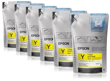 Чорнила Epson для SC-B6000/B7000 Yellow (1Lx6packs) - Фото №1