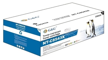 Тонер-картридж G&G для HP LaserJet 9000/9040/9050 ресурс ~ 30000 стор @ 5% (A4) Black (G&G-C8543X) - Фото №1