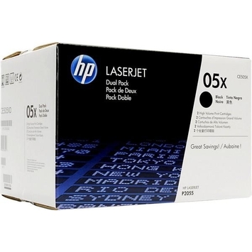 Комплект картриджів HP LaserJet P2055 Black Dual Pack (CE505XD) Original - Фото №1