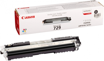 Тонер-картридж Canon 729 LBP-7018С / 7010С ресурс 1200 стор. Black (4370B002) Original - Фото №1