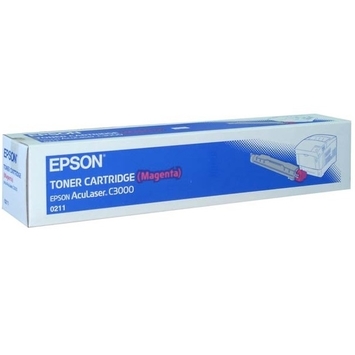 Тонер-картридж Epson 0211 для AcuLaser C3000 ресурс 3500 копий Magenta (C13S050211) Original - Фото №1