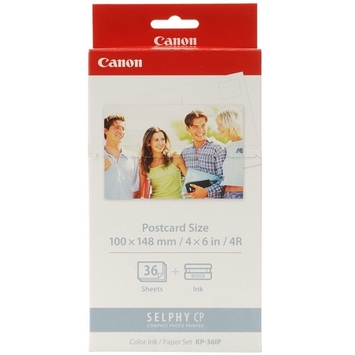 Набір Canon для SELPHY CP790/CP800/CP910 Color, картридж + папір 100мм х 148мм, 36л Color (7737A001) - Фото №1