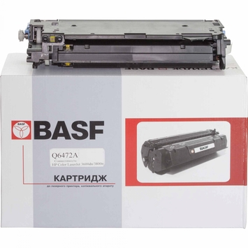 Картридж тонер BASF для HP Color LaserJet 3600/3800 Q6472A Yellow (BASF-KT-Q6472A) - Фото №1