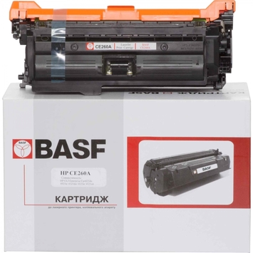 Картридж тонер BASF для HP Color LaserJet CP4025dn / 4525xh CE260A Black (BASF-KT-CE260A) - Фото №1