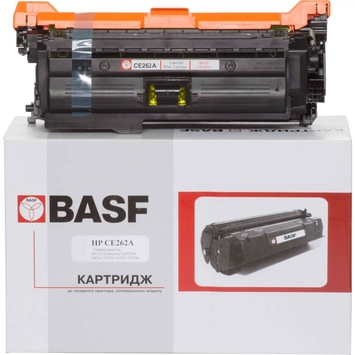 Картридж тонер BASF для HP CLJ CP4025dn / 4525xh CE262A Yellow (BASF-KT-CE262A) - Фото №1