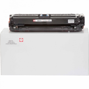 Картридж тонер BASF для HP Color LaserJet CP5525 CE271A Cyan (BASF-KT-CE271A) - Фото №1