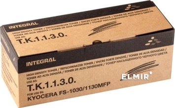 Тонер-картридж Integral для Kyocera Mita FS-1030/1130 аналог TK-1130 Black (12100088) - Фото №1