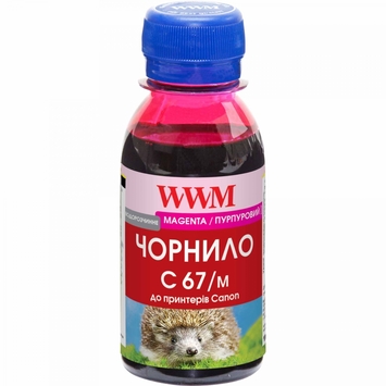 Чорнило WWM для Canon IPF-107M 100г Magenta Водорозчинні (C67/M-2) - Фото №1