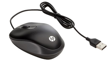 Мышь HP Travel Mouse USB Black (G1K28AA) - Фото №1