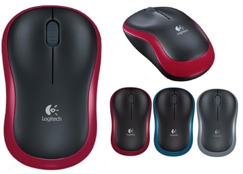 Миша Logitech M185 WL Red (910-002240) - Фото №1