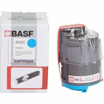 Тонер-картридж BASF для Samsung CLP-300/300N/CLX-2160/3160 CLP300C Cyan (BASF-KT-CLP300C) - Фото №1