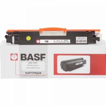 Картридж тонер BASF для Canon LBP 7010C/7018C Canon 729Y Yellow (BASF-KT-729Y) - Фото №1