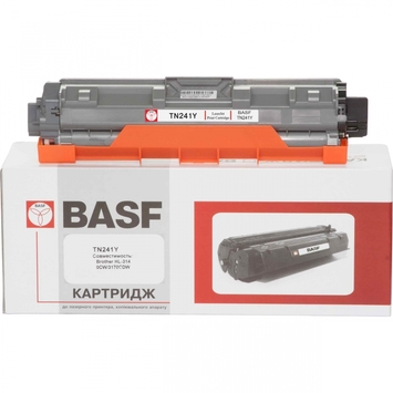 Картридж тонер BASF для Brother HL-3140CW/DCP-9020CDW TN241Y Yellow (BASF-KT-TN241Y) - Фото №1