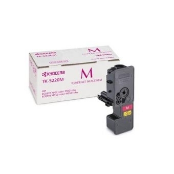 Тонер-картридж Kyocera TK-5220M для ECOSYS P5021cdn / P5021cdw / M5521cdw / M5521cdn ресурс 1200 стор. Magenta (1T02R9BNL1) - Фото №1