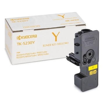 Картридж тонер Kyocera TK-5230Y Yellow (2,2K)(1T02R9ANL0) - Фото №1