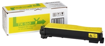 Картридж тонер Kyocera - TK-560Y для FS-C5300DN ресурс 10000 стр. Yellow (1T02HNAEU0) - Фото №1