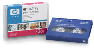 Картридж HP DAT 72 Data Cartridge, 72GB, 170m (C8010A) C8010A - Фото №1