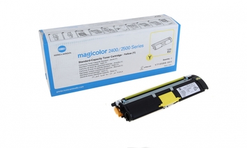 Тонер-картридж Konica Minolta MC 2430/2450/2480/2490/2500/2530/2550 ресурс 1 500@5% Yellow (A00W131) Original - Фото №1