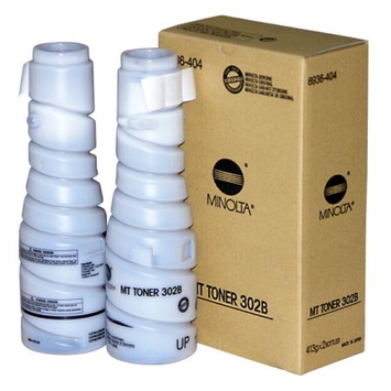 Тонер-картридж Konica Minolta MT-302B DI250/251/350/351 (2 туба x ресурс 11 000@5%) Black (8936404) Original - Фото №1