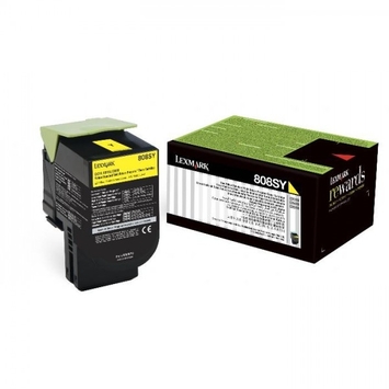 Картридж Lexmark CX310/410/510 Yellow Standard Yield RP (80C8SY0) - Фото №1