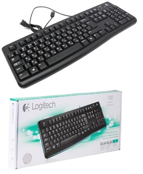 Клавіатура Logitech K120 USB Ru (920-002506) - Фото №1