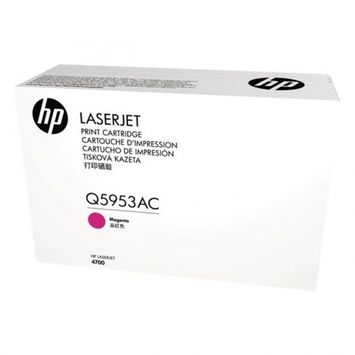 Тонер-картридж HP LaserJet для LaserJet 4700 4700dn 4700dtn 4700n 4700ph + ресурс 10000 стр. Magenta (Q5953AC) Original - Фото №1