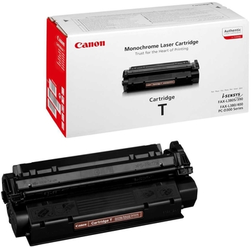 Тонер-картридж Canon T PC-D320/D340, FAX-L380/L380S/L390/L400 ресурс 3500 стр. Black (7833A002) - Фото №1