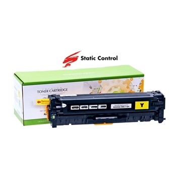 Тонер-картридж HP CLJ CC532A (304A) Static Control ресурс 2800 стор. Yellow (002-01-SC532A) - Фото №1